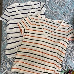 EUC Lot of Madewell V-Neck Tees, Size M